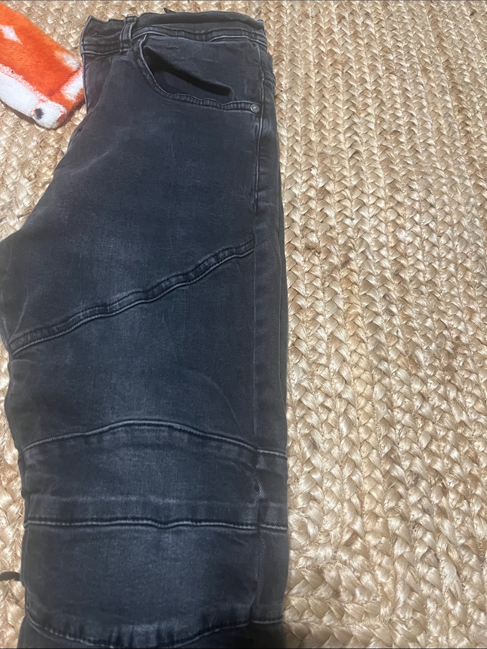 Zara Slim Straight Men's Jeans in Washed Black